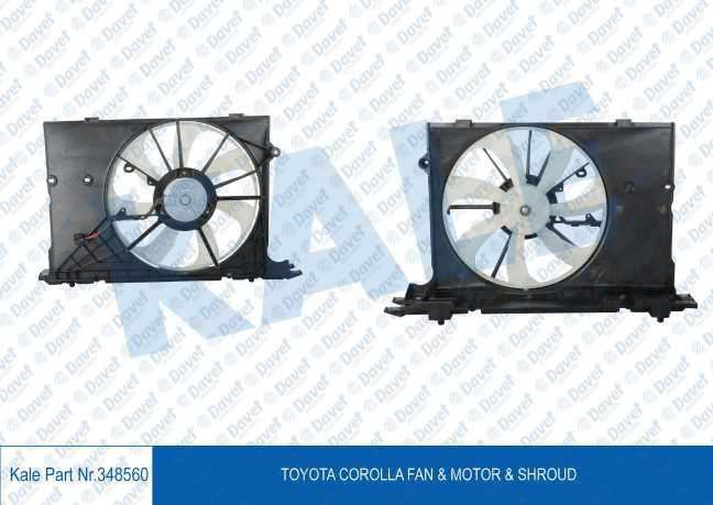 KALE-348560 Fan Motoru Corolla (Davlumbazli)